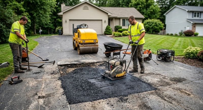 Paved Driveway Repair in Orange County, CA